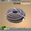 Grey Silicone Rubber Coating Glass Rope With Excellent Sealing Performance